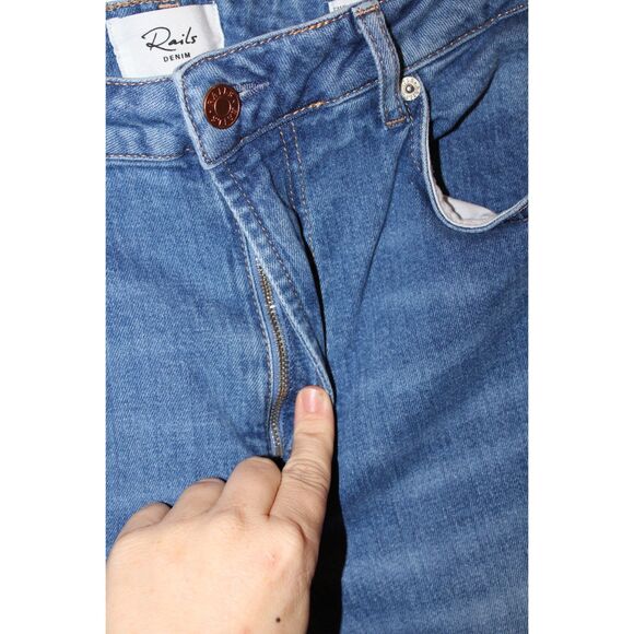 Rails Sunset High Waist Slim Fit Crop Flare Jeans In size 28 - Picture 9 of 9